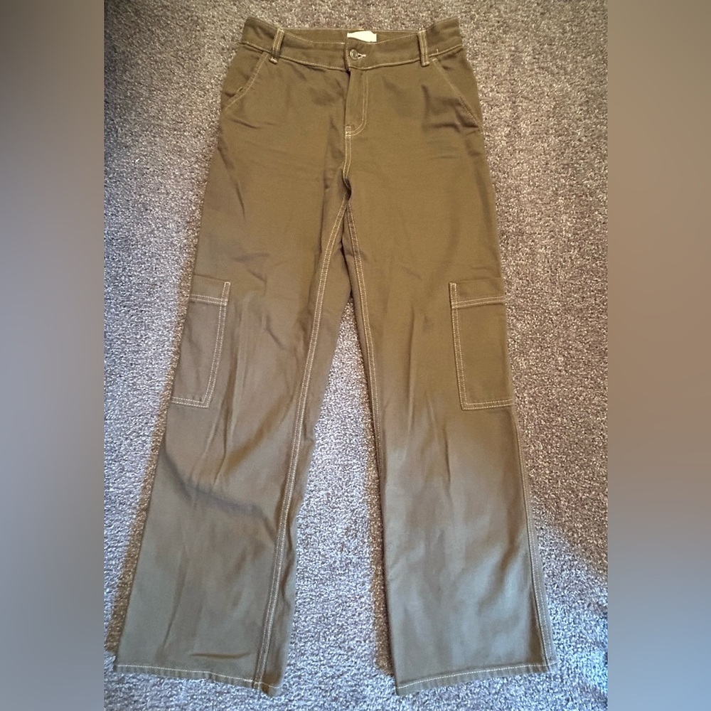 Olive Green Cargo Pants
